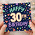 30th Birthday Card, Happy 30th Birthday Confetti Design