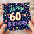 60th Birthday Card, Happy 60th Birthday Confetti Design