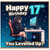 17th Birthday Card, Happy 17th Birthday You Levelled Up Gaming Anime Card