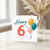 6th Birthday Card, Happy 6th Birthday Balloon Design