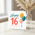 16th Birthday Card, Happy 16th Birthday Balloon Design