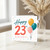23rd Birthday Card, Happy 23rd Birthday Card with Balloons