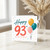 93rd Birthday Card, Happy 93rd Birthday Balloons Greeting Card
