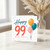 99th Birthday Card, Happy 99th Birthday Balloon Design Card