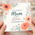 To My Amazing Mum With Love on Mother’s Day Card - Watercolour Floral Design, Heartfelt Mother’s Day Card for Mum
