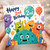 2nd Birthday Card, Cute Monster Happy 2nd Birthday Card