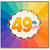 49th Birthday Card, Rainbow Celebration Birthday Card