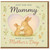 Mother's Day Card for Mummy - Cute Bunnies with Heart and Flowers - Just for You Mummy, Have a Lovely Mother's Day