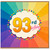 93rd Birthday Card, Colourful Rainbow Birthday Card