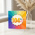 104th Birthday Card, Colourful Rainbow Celebration Card