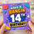 14th Birthday Card, Have a Bangin 14th Birthday Card