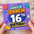 16th Birthday Card, Have A Bangin Birthday Retro Geometric Card