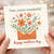 Nan You're Wonderful Mother's Day Card - Floral Bouquet Design, Happy Mother's Day Card for Nan