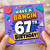 67th Birthday Card, Have a Bangin Birthday Card