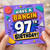 97th Birthday Card, Have a Bangin 97th Birthday Card