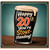 20th Birthday Card, Happy 20th You're Stout - standing Beer Card