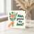 Nan You're the Best Floral Thank You Card - Hand-Held Bouquet Illustration for Nan/Gran - Heartfelt Appreciation Greeting for Mother’s Day, Birthday or Any Occasion