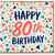 80th Birthday Card, Happy 80th Birthday Card