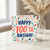 100th Birthday Card, Happy 100th Birthday Confetti Design