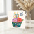 80th Birthday Card, Colourful Cupcake and Candle Design