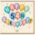 54th Birthday Card, Happy 54th Birthday Balloon Design
