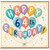 64th Birthday Card, Happy Birthday Balloons Design
