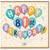 81st Birthday Card, Happy Birthday Balloon Design