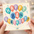 84th Birthday Card, Happy 84th Birthday Balloon Design