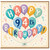 94th Birthday Card, Colourful Balloons Happy 94th Birthday Card