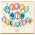 96th Birthday Card, Happy Birthday Balloon Design