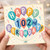 102nd Birthday Card, Happy Birthday Balloon Design