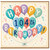 104th Birthday Card, Happy 104th Birthday Balloon Design