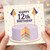 12th Birthday Card, Happy 12th Birthday Cake Design