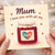 Mum I Love You With All My Hart Jam Jar Card - Cute Mother's Day Card for Mum or Birthday