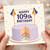 109th Birthday Card, Happy 109th Birthday Cake Design Card