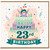23rd Birthday Card, Happy 23rd Birthday Card, Fun Cake Birthday Card