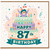 87th Birthday Card, Happy 87th Birthday Card