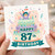 87th Birthday Card, Happy 87th Birthday Card