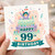 99th Birthday Card, Happy 99th Birthday Card for Her or Him