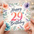 29th Birthday Card, Happy 29th Birthday Floral Greeting Card