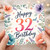 32nd Birthday Card, Floral Happy 32nd Birthday Card
