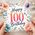 100th Birthday Card, Happy 100th Birthday Floral Card