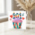101st Birthday Card, Colourful Cupcake and Candle Design