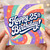 25th Birthday Card, Happy 25th Birthday Retro Rainbow Greeting Card