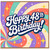 48th Birthday Card, Happy 48th Birthday Retro Rainbow Card