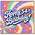 54th Birthday Card, Happy 54th Birthday Retro Rainbow Star Design Card