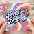 74th Birthday Card, Colourful Retro Rainbow Happy 74th Birthday Greeting Card