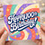 100th Birthday Card, Colourful Retro Swirl Happy Birthday Card