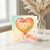 80th Birthday Card, Happy 80th Birthday Heart Balloon Design