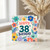 38th Birthday Card, Floral Happy Birthday Card